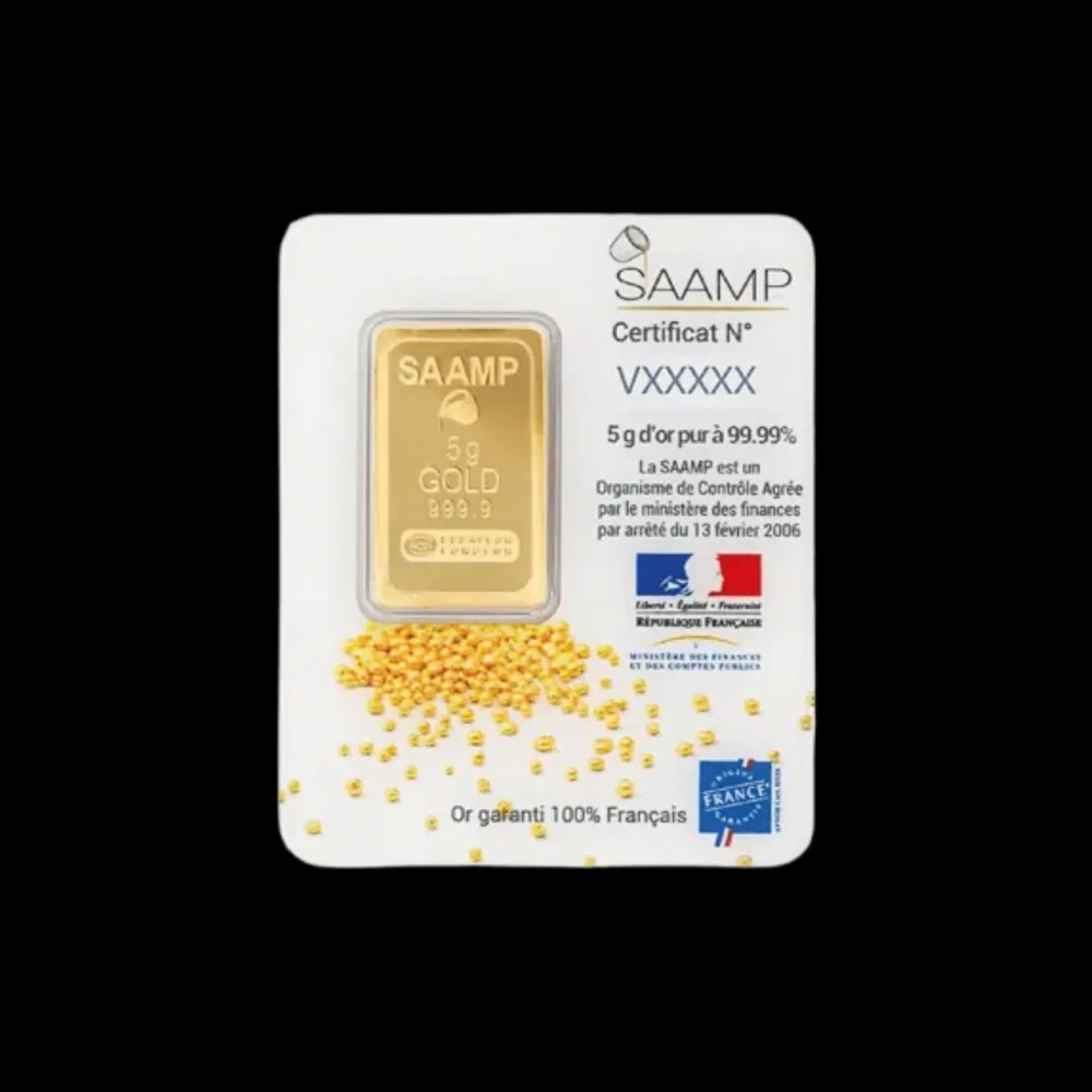 Lingotin d'or 5 g